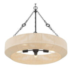 Millennium Lighting 206105-MB Matte Black Tresselle 28'' Wide 5-light Pendant Image 7