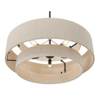Millennium Lighting 208105-MB Matte Black Helbert 24'' Wide 5-light Pendant Image 7