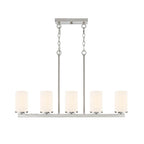 Millennium Lighting Verlana 35'' 5-light Linear Chandelier - Brushed Nickel