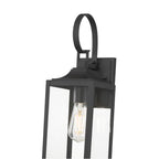 Millennium Lighting 402001-PBK Powder Coated Black Halston 16.75'' High 1-light Outdoor Lantern Image 5
