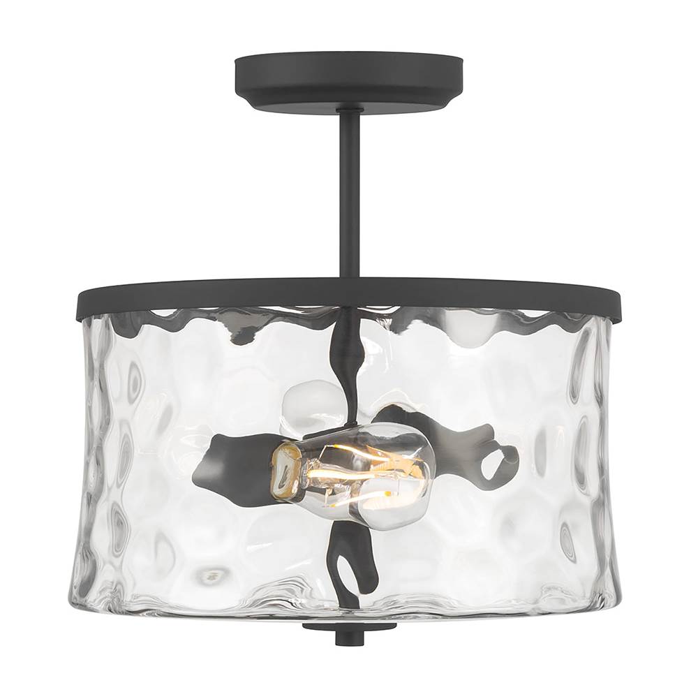 Millennium Lighting Clarvyn 12'' Wide 2-light Semi-flush Mount