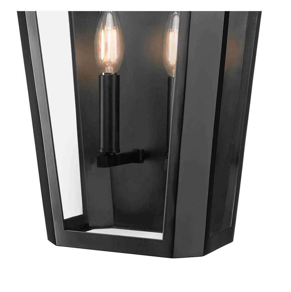 Millennium Lighting 193002-PBK Powder Coated Black Sumerlin 19'' High 2-light Outdoor Wall Sconce - Powder Coated Black Image 5