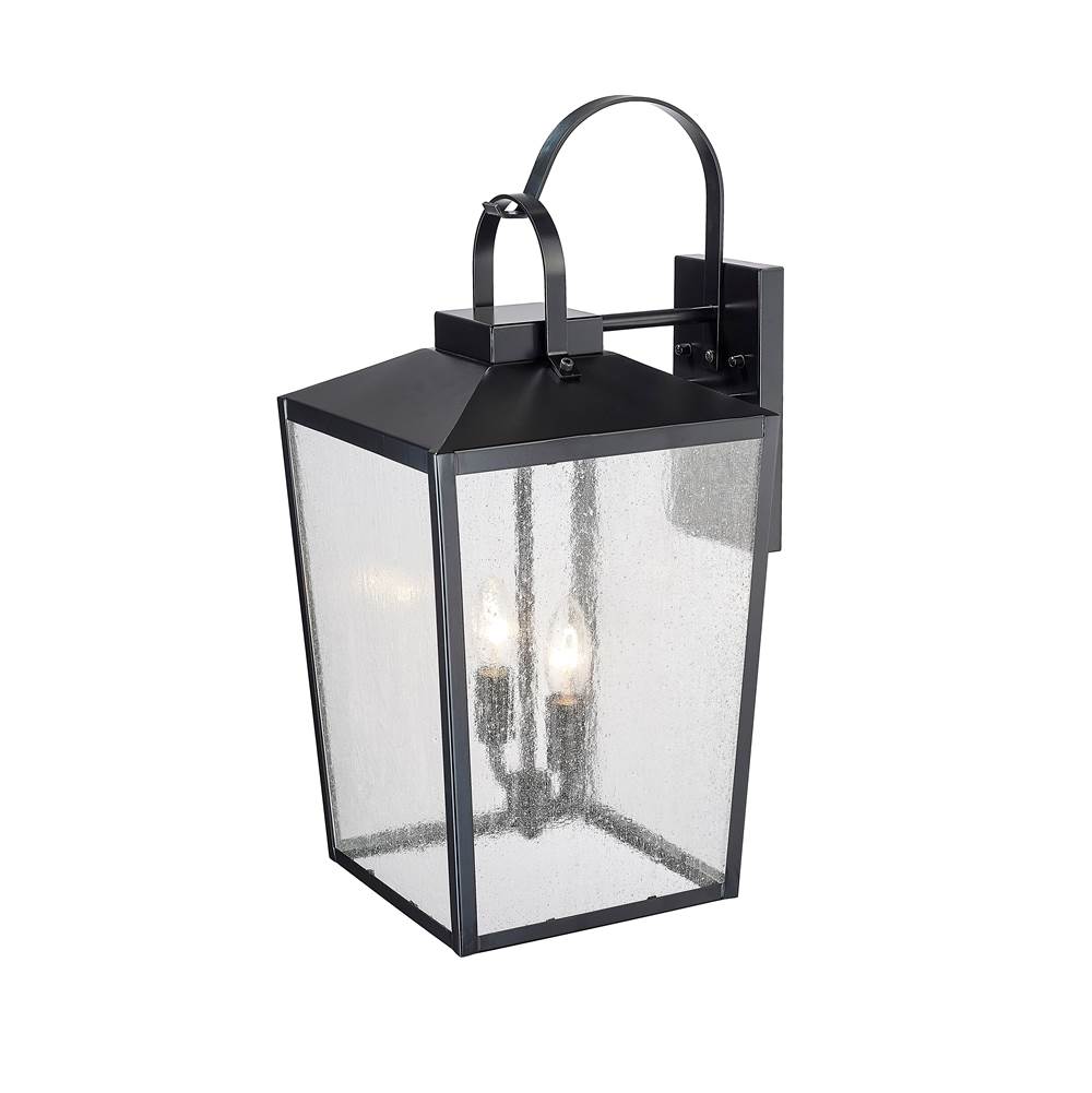 Millennium Lighting 42653-PBK Powder Coated Black Outdoor Wall Sconce Image 5