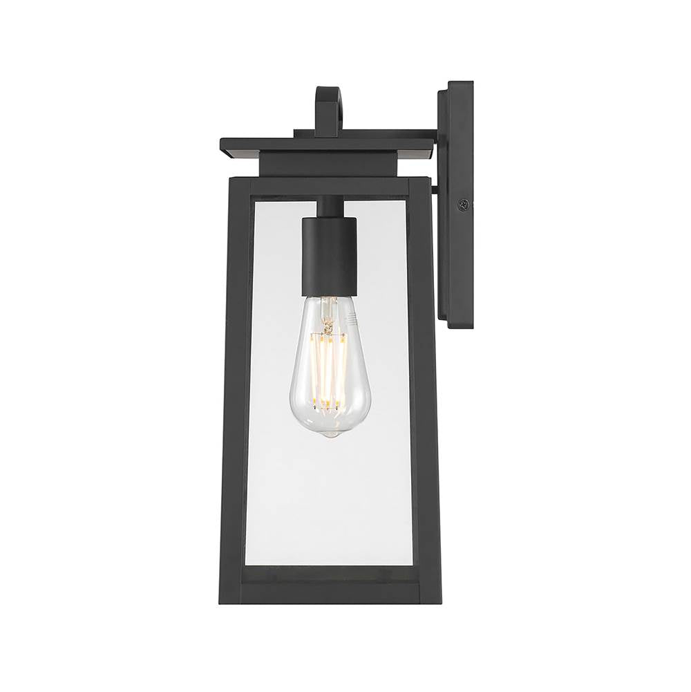 Millennium Lighting 66001-PBK Powder Coated Black Kendrix 14'' High 1-light Outdoor Lantern Image 7