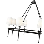 Millennium Lighting 16608-MB Matte Black Adorra 40'' Wide 8-light Chandelier - Matte Black Image 4