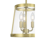 Millennium Lighting 230103-VB Vintage Brass Adabella 12.25'' Wide 3-light Semi-flush Mount Image 5