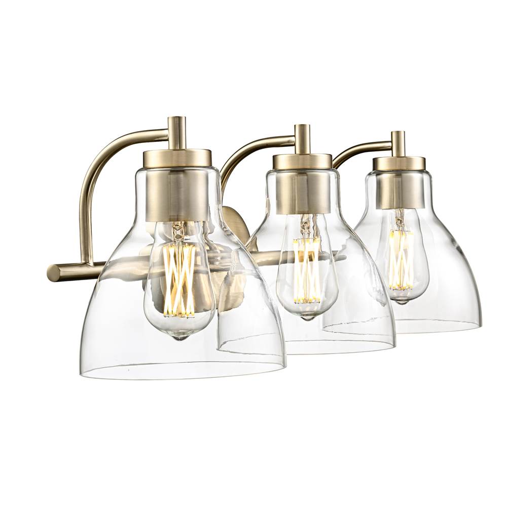 Millennium Lighting 6203-MG Modern Gold Knightsdale 25.25'' 3-light Vanity - Modern Gold Image 7