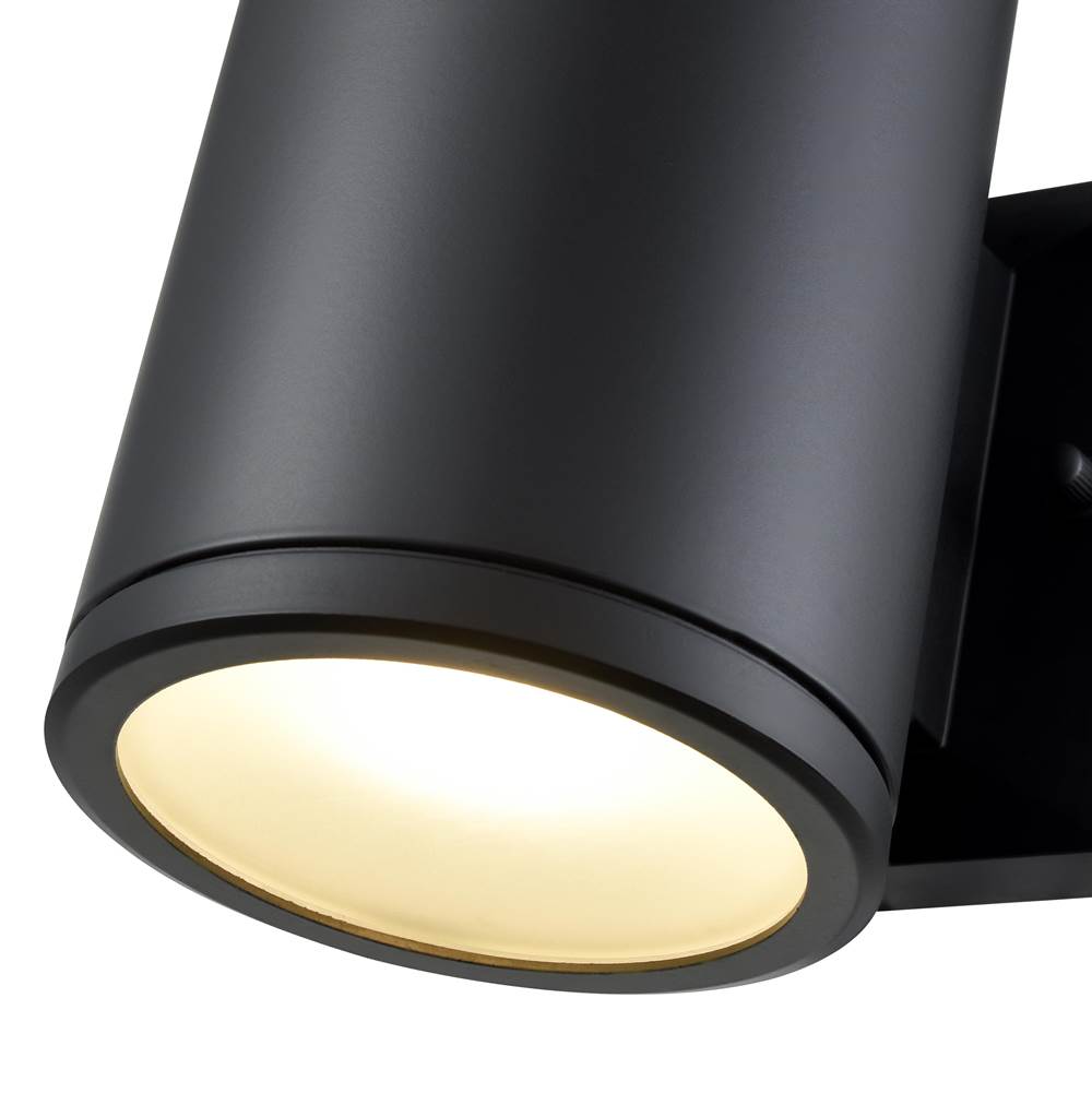 Millennium Lighting LED45001-PBK Powder Coated Black Led Outdoor Wall Sconce Image 3