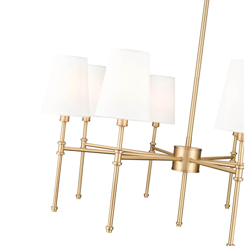 Millennium Lighting 16108-VB Vintage Brass Adorra 30'' Wide 8-light Chandelier - Vintage Brass Image 4