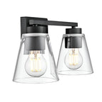 Millennium Lighting 64002-MB Matte Black Strayhan 13'' 2-light Vanity - Matte Black Image 6
