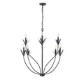 Millennium Lighting 12708-MB Matte Black Chandelier Ceiling Light Image 1