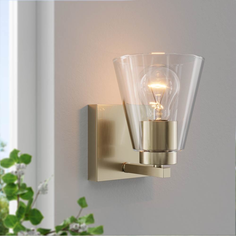 Millennium Lighting 64001-MG Modern Gold Strayhan 6.75'' High 1-light Wall Sconce - Modern Gold Image 3