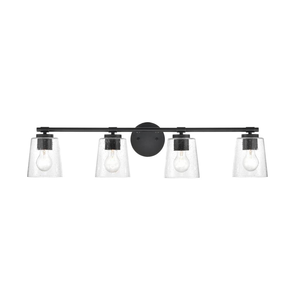 Millennium Lighting 8114-MB Matte Black 4 Light Vanity Image 2
