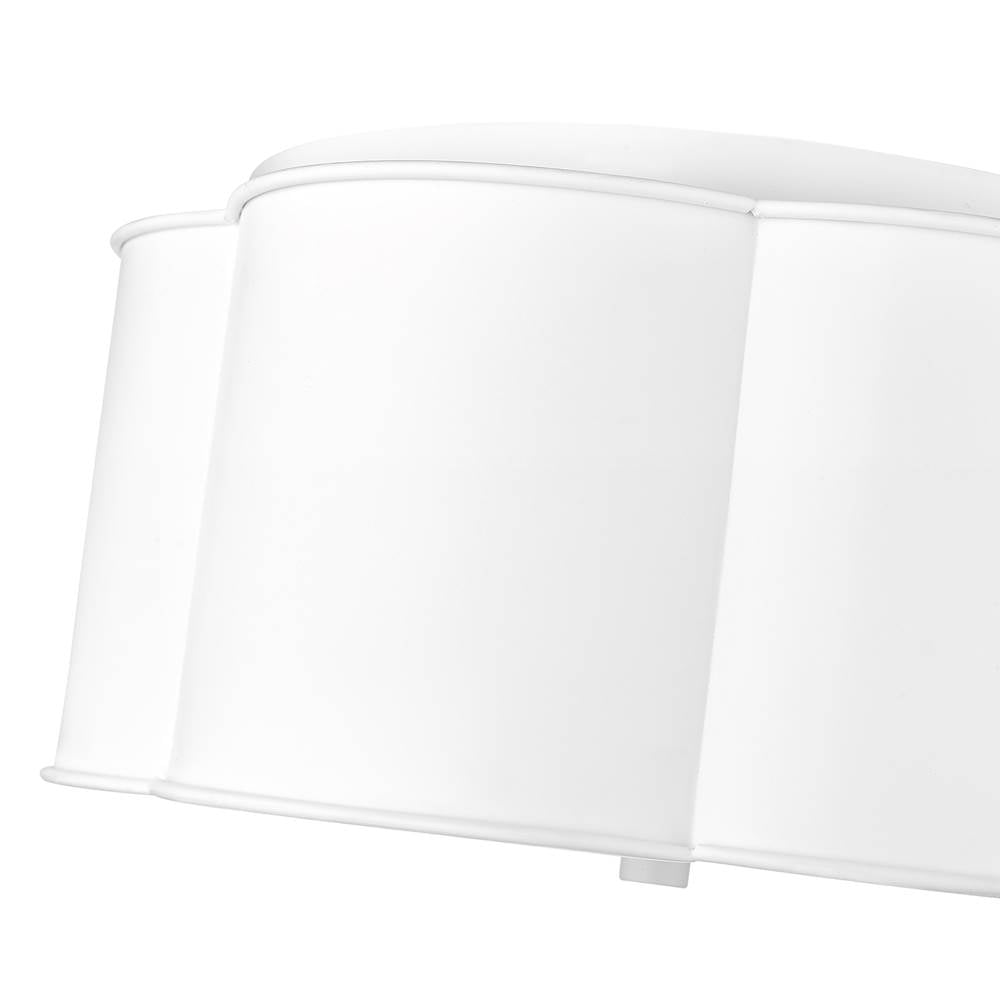 Millennium Lighting 21203-MW Matte White Flushmount Ceiling Light Image 2