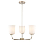 Millennium Lighting Laphia 21'' Wide 3-light Chandelier - Brushed Nickel