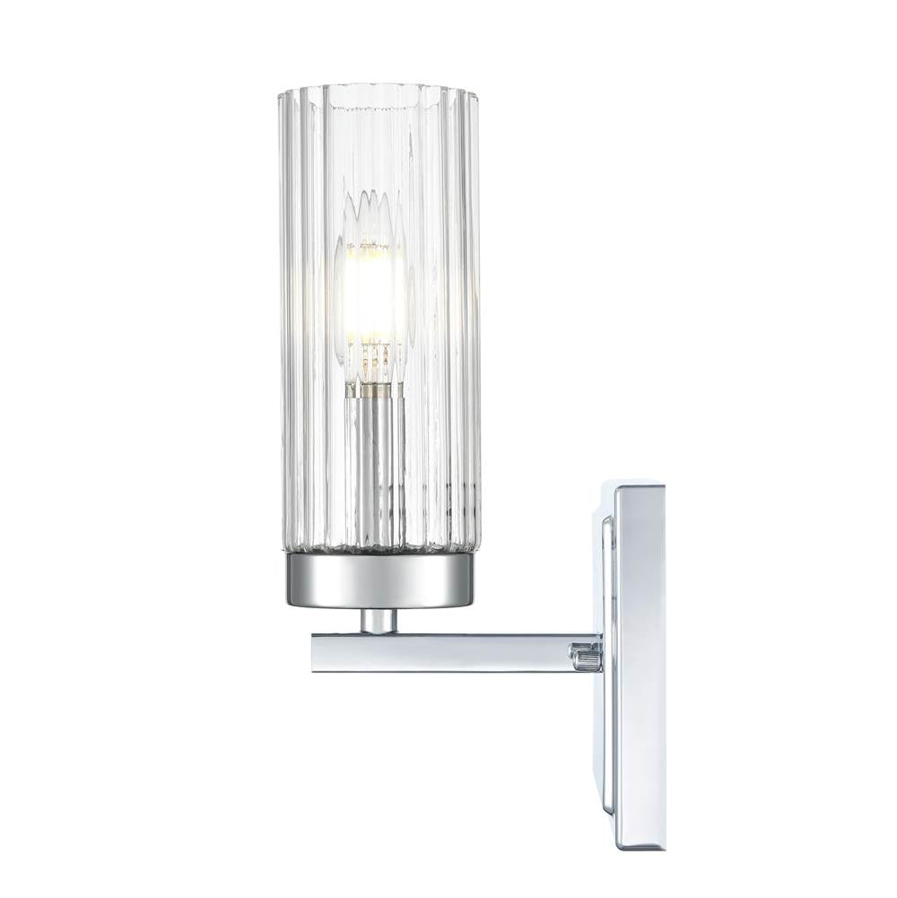 Millennium Lighting 46001-CH Polished Chrome Iversen 5'' Wide 1-light Vanity - Polished Chrome Image 6