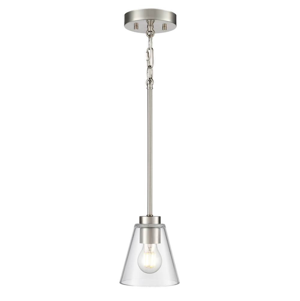 Millennium Lighting Strayhan 5.75'' 1-light Mini Pendant - Brushed Nickel