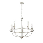 Millennium Lighting 28005-BN Brushed Nickel Chandelier Ceiling Light Image 5
