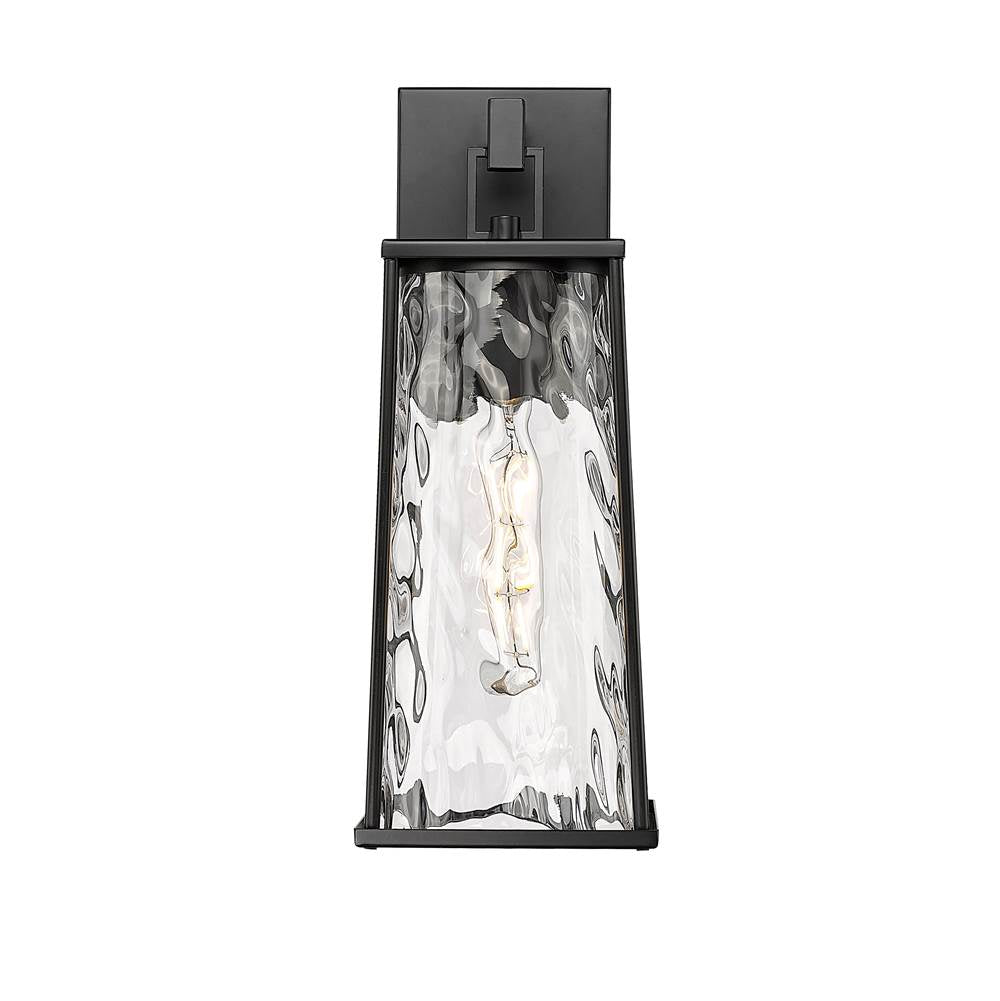 Millennium Lighting 10601-PBK Powder Coated Black Outdoor Wall Sconce Image 1