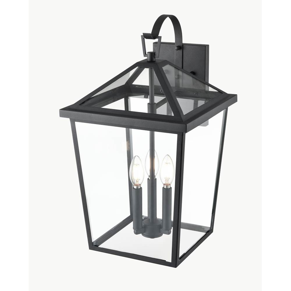Millennium Lighting 92303-TBK Textured Black Outdoor Wall Sconce Image 5