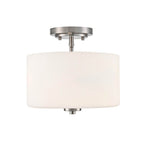 Millennium Lighting Verlana 22'' 2-light Semi-flush Mount - Brushed Nickel