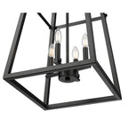 Millennium Lighting 19204-MB Matte Black Tellsa 15'' Wide 4-light Pendant - Matte Black Image 7