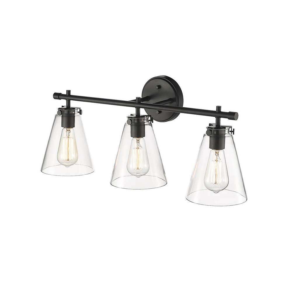 Millennium Lighting 8123-MB Matte Black Vanity Image 2