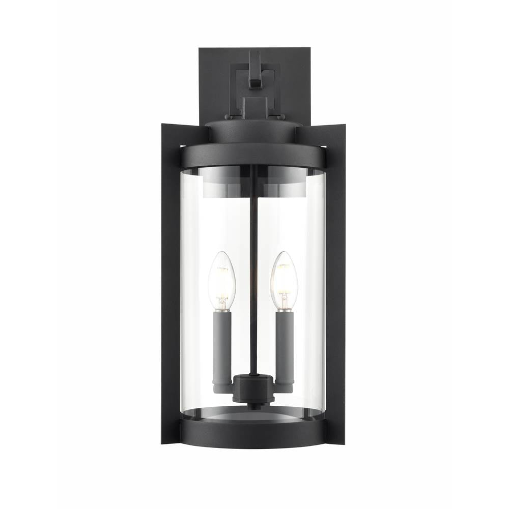 Millennium Lighting 91522-TBK Textured Black Outdoor Wall Sconce Image 1