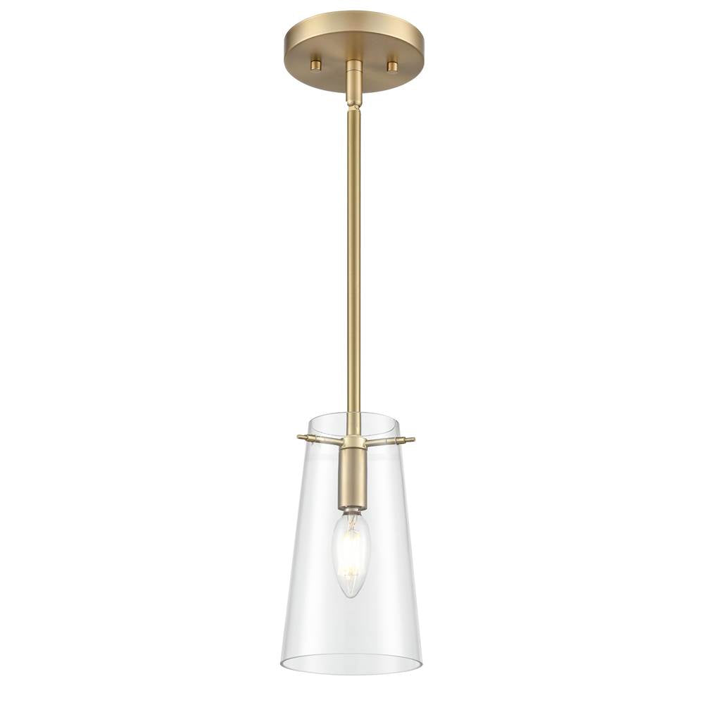 Millennium Lighting 217001-VB Vintage Brass Maccan 5'' Wide 1-light Pendant - Vintage Brass Image 1