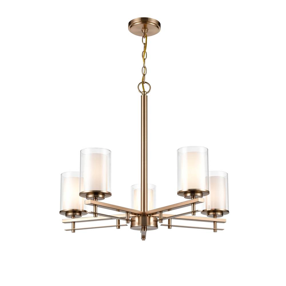 Millennium Lighting 5515-MG Modern Gold Chandelier Ceiling Light Image 4