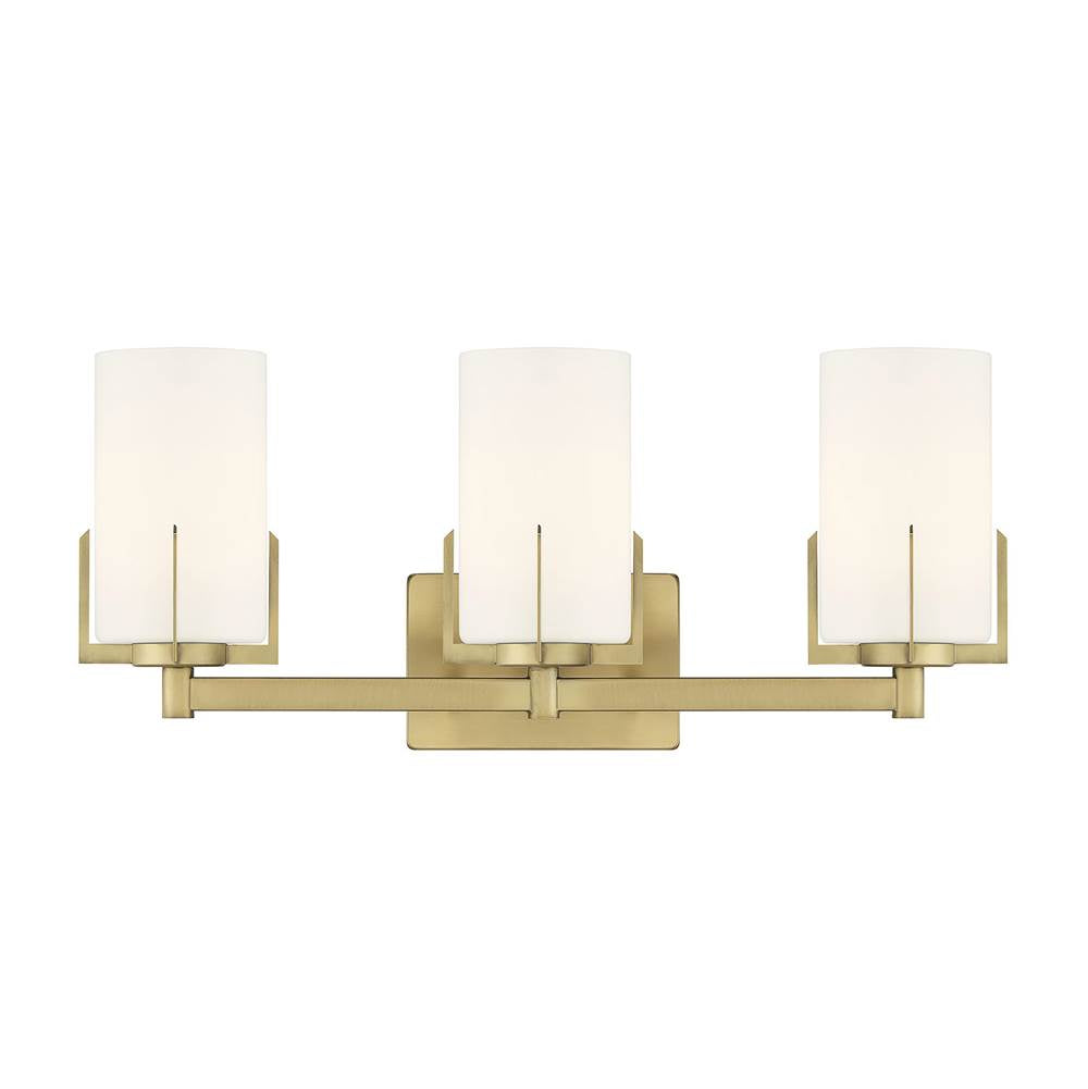 Millennium Lighting 65003-VB Vintage Brass Froselle 22'' Wide 3-light Vanity Image 6