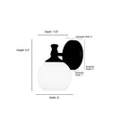 Millennium Lighting 201101-VB Vintage Brass Orlisse 8.5'' High 1-light Wall Sconce Image 2
