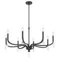 Millennium Lighting 220108-MB Matte Black Viremont 36'' Wide 8-light Chandelier Image 1