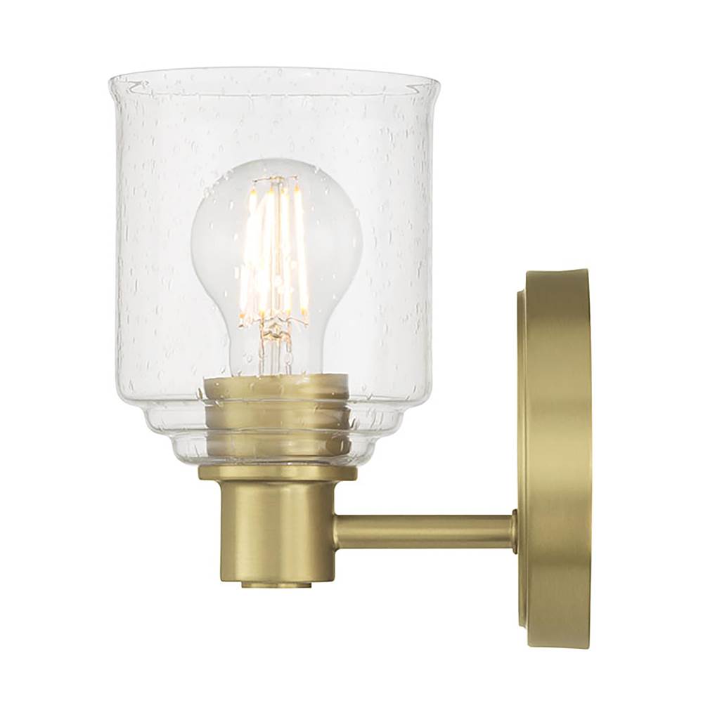 Millennium Lighting 202101-VB Vintage Brass Vessair 7.5'' High 1-light Wall Sconce Image 7