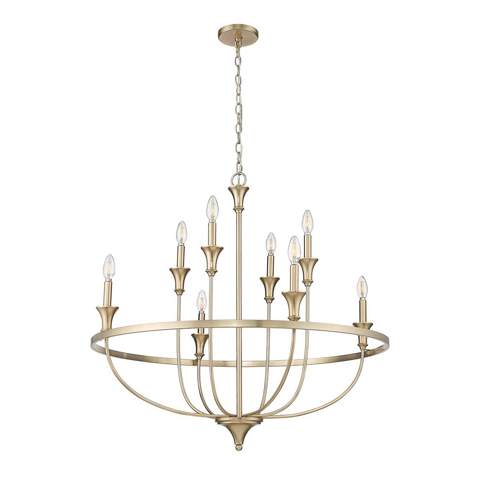 Millennium Lighting 28108-MG Modern Gold Chandelier Ceiling Light Image 5