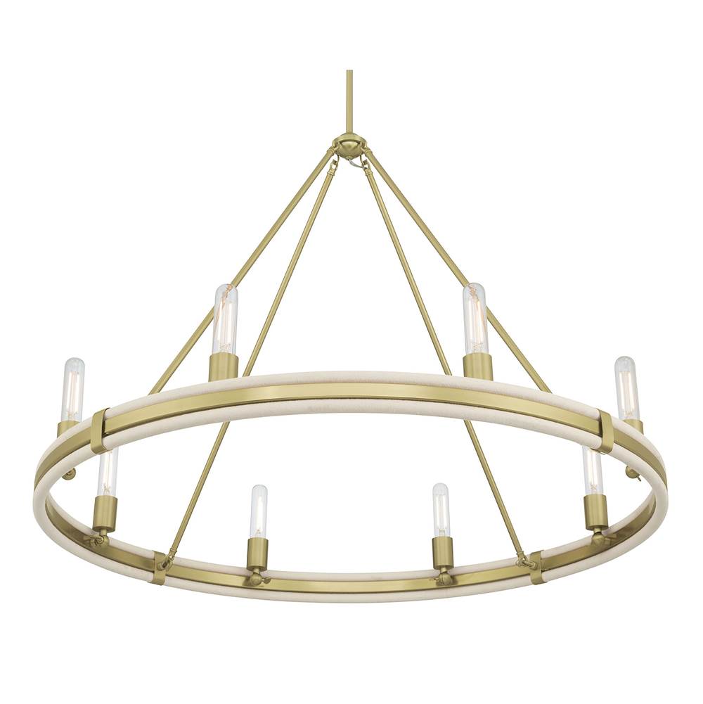 Millennium Lighting 207108-VB Vintage Brass Rovessa 39'' Wide 6-light Chandelier Image 7