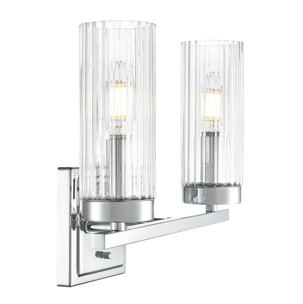 Millennium Lighting 46002-CH Polished Chrome Iversen 12.5'' Wide 2-light Vanity - Polished Chrome Image 7