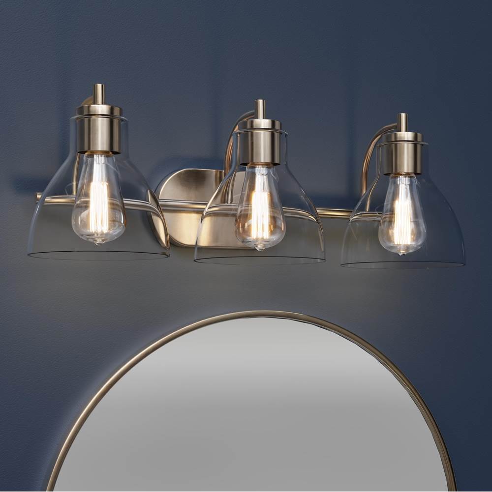 Millennium Lighting 6203-MG Modern Gold Knightsdale 25.25'' 3-light Vanity - Modern Gold Image 4