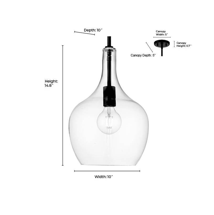 Millennium Lighting 28401-VB Vintage Brass Pendant Light Image 2