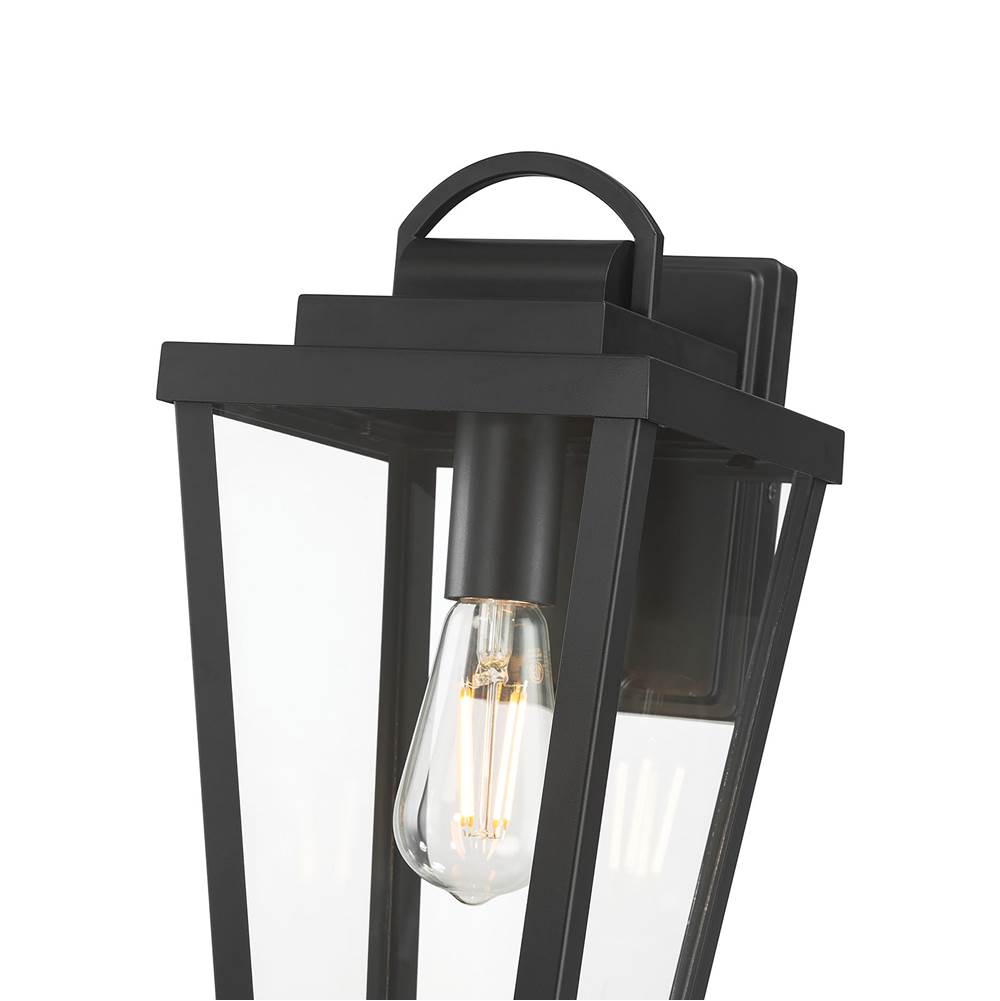 Millennium Lighting 68101-PBK Powder Coated Black Brenwick 13'' High 1-light Outdoor Lantern Image 5