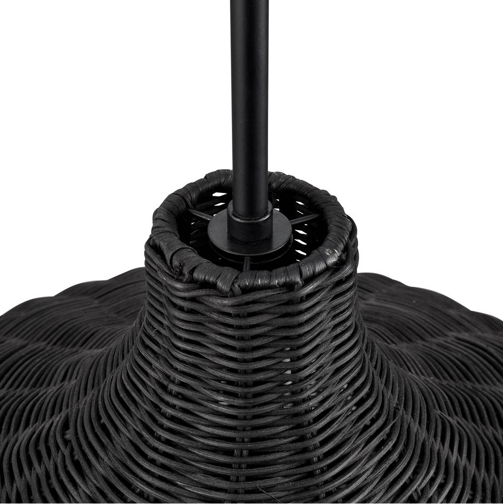 Millennium Lighting 9027-MB Matte Black Elise 24.25'' Wide 4-light Pendant - Matte Black Image 6