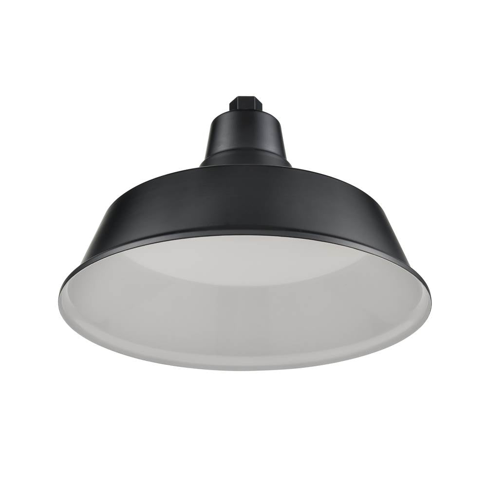 Millennium Lighting RCLWS14-SB Satin Black Classic Warehouse Shade Image 4
