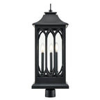 Millennium Lighting 88105-PBK Powder Coated Black Outdoor Post Lantern Image 4