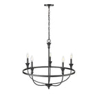 Millennium Lighting 28005-MB Matte Black Chandelier Ceiling Light Image 3