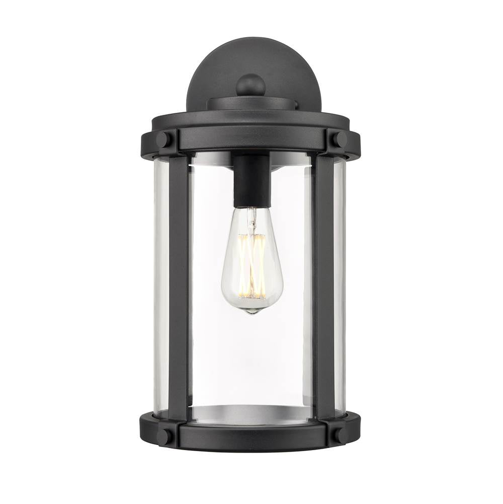 Millennium Lighting 290101-TBK Textured Black Outdoor Wall Sconce Image 1