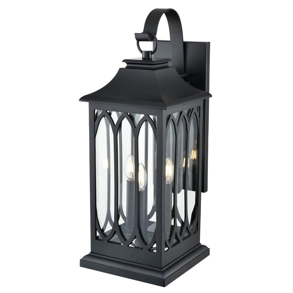 Millennium Lighting 88103-PBK Powder Coated Black Outdoor Wall Sconce Image 5