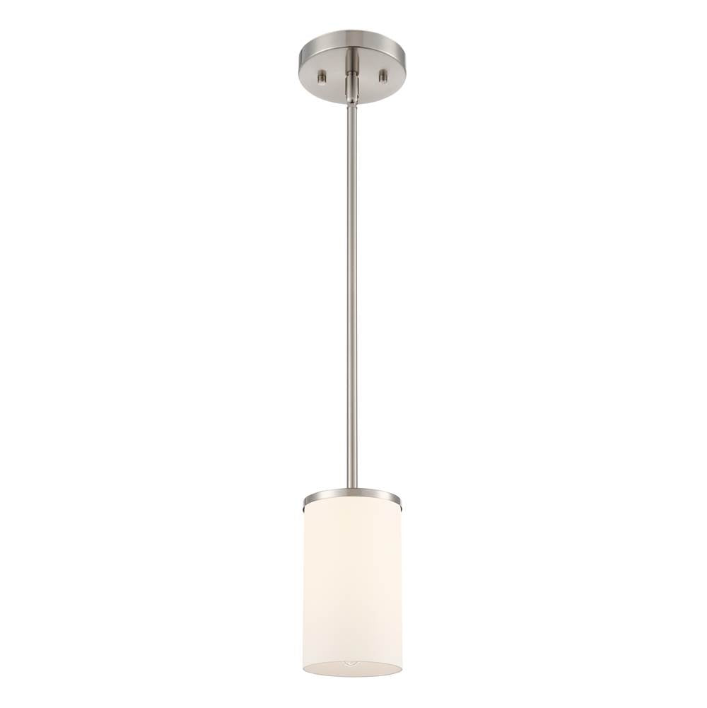 Millennium Lighting 2711WG-BN Brushed Nickel Verlana 5'' 1-light Mini Pendant - Brushed Nickel Image 1