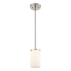 Millennium Lighting 2711WG-BN Brushed Nickel Verlana 5'' 1-light Mini Pendant - Brushed Nickel Image 1