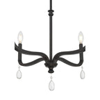 Millennium Lighting 220104-MB Matte Black Viremont 22'' Wide 4-light Chandelier Image 7