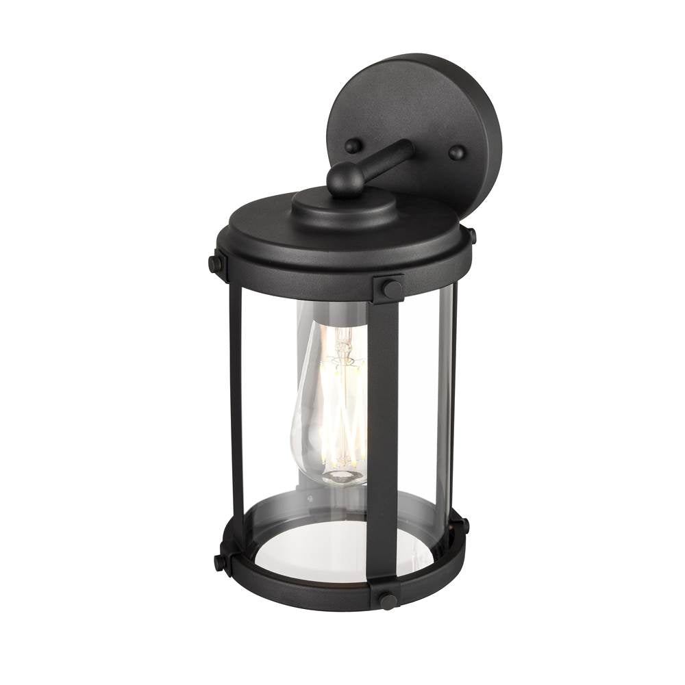 Millennium Lighting 290001-TBK Textured Black Outdoor Wall Sconce Image 5